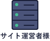 サイト運営者様のサーバー